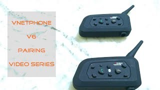 VNETPHONE V6  Pairing with another device  Pairing Video Series  Video 2 of 2  Tour 150 [upl. by Idahs]