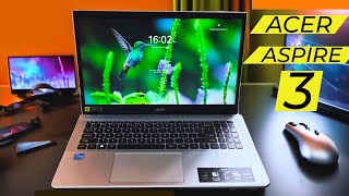 Acer Aspire 3 Laptop with Intel Core i3 12th Gen 1215U unboxing and full review [upl. by Elleinwad]