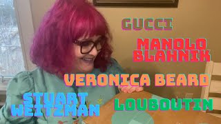 ThredUP DIY Designer Unboxing Gucci Louboutin VERONICA BEARD Woo hooooo [upl. by Moule279]