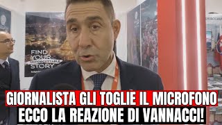 GIORNALISTA LO INTERROMPE E GLI TOGLIE IL MICROFONO ECCO LA REAZIONE DI VANNACCI [upl. by Leiso]