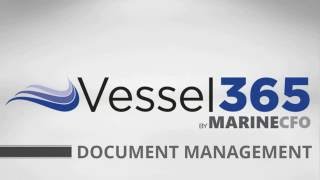 Vessel 365 by MarineCFO Document Management [upl. by Fasto]