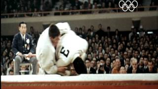 First Judo Open Champion  Antonius Geesink  Tokyo 1964 Olympics [upl. by Wymore]