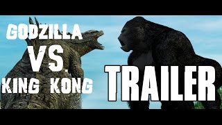 King Kong vs Godzilla TRAILER [upl. by Ivonne]