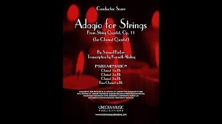 Barber  Adagio for Strings for Clarinet Quartet [upl. by Pru416]