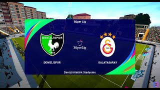 DENİZLİSPORLA ANALİG KARİYER  DENİZLİSPOR vs GALATASARAY  PES 2021 20202021 SEZONU [upl. by Sedgewinn]