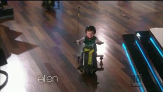 Apparently Noah Ritter Tested Toys on Ellen  2014 [upl. by Jackqueline]