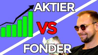 FONDER eller AKTIER Skillnaden på att spara i aktier eller fonder [upl. by Laine]