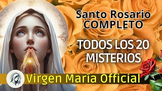 🙏 SANTO ROSARIO COMPLETO Los 20 Misterios🌟 hoy 12 OCTUBRE 2024🙏VIRGEN MARÍA OFFICIAL [upl. by Maples]