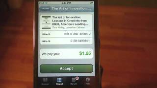 Cash4Books iPhone App with Barcode Scanner  Sell Used Books  Textbook Buyback [upl. by Seppala]