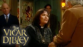 The Parish Council Meet the Vicar  The Arrival  The Vicar of Dibley [upl. by Birk28]