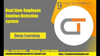 Real timeEmployee Emotion Detection system Cloud Technologies  IEEE Projects Hyderabad  Ameerpet [upl. by Cud]