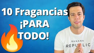 Top 10 Fragancias Versátiles Masculinas 2022 [upl. by Heimlich]