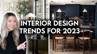 TOP 10 INTERIOR DESIGN  HOME DECOR TRENDS FOR 2023 [upl. by Swee]