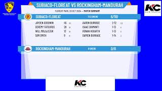 SubiacoFloreat v RockinghamMandurah [upl. by Brodsky]