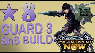 Monster Hunter Now  Sword And Shield Guard Build VS 8 Stars Monsters OK [upl. by Manchester201]