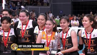 1st runnerup UST Golden Tigresses awarding  2024 UAAP SEASON 86 WOMEN’S VOLLEYBALL [upl. by Derdle]