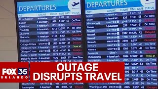 Internet outage Airlines businesses border crossings hit by global tech disruption [upl. by Alleira410]