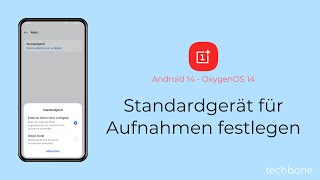 Standardgerät für Aufnahmen festlegen  OnePlus Android 14  OxygenOS 14 [upl. by Aital]