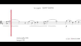 Le Cygne SAINTSAENS t50 violoncelle ON [upl. by Strephon]