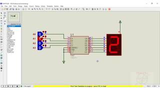 Seven Segment Display amp 7447 decoder [upl. by Ellebanna974]