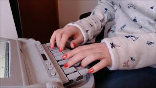 ASMR  Stenotype typing No Talking  Request 06 [upl. by Lusty644]