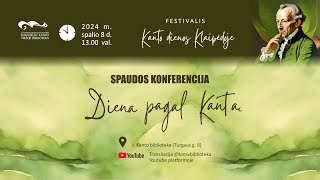 Spaudos konferencija „Diena pagal Kantąquot [upl. by Wat825]