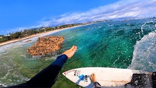 SURFING POV  PLAYING WITH ROCKS [upl. by Elder677]