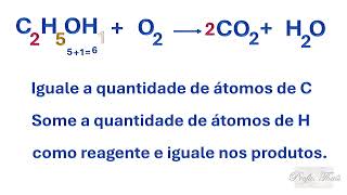 Balanceamento de equações químicas [upl. by Mishaan]