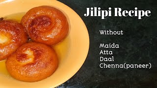 Jilipi recipe without maidaattadaalchennapaneer  Jilipi kivabe banate hoy  Jalebi [upl. by Onitsuaf]