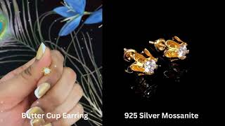 Diamond Celebrity’s 033ct VVS ‘D’ Moissanite Men’sWomens 925 Silver Yellow Buttercup Stud Earrings [upl. by Ahcrop590]