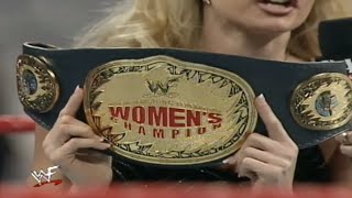 Sable Is The New WWF Womens Champion Raw 11161998 [upl. by Artemla]