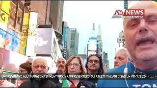 UN TREVIGIANO ALLA MARATONA DI NEW YORK «RAPPRESENTERO GLI ATLETI ITALIANI DISABILI»  01112024 [upl. by Woo]