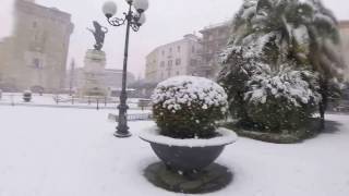 Nevicata a Benevento il 15 Gennaio 2017 [upl. by Esinev]