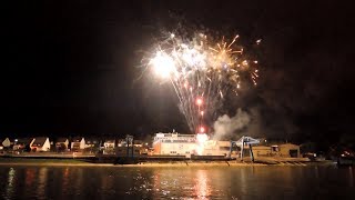 Rhein in Flammen 2017 Koblenz Fahrtstrecke 1 Spay [upl. by Adnilrev191]