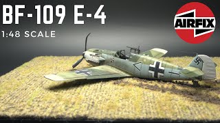 Airfix Messerschmitt Bf109 E4 148 Scale [upl. by Tnomad]