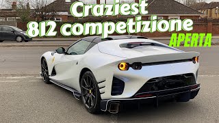 The CRAZIEST spec Ferrari 812 competizione Aperta 🚀 Shmee150 MatArmstrongbmx TheStradman [upl. by Naillik]