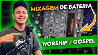 MIXAGEM DE BATERIA WORSHIP [upl. by Keefer]