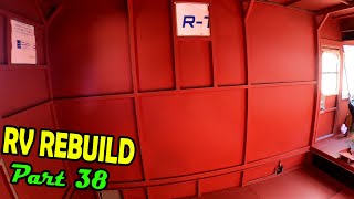 RV REBUILD Part 38 Seam Sealer Interior Paint Windows [upl. by Atiuqal]