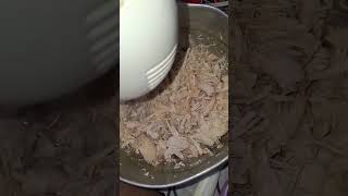 como desmenuzar una pechuga de pollo 🍗 con la Batidora viralreel videoreels reels [upl. by Eillit51]