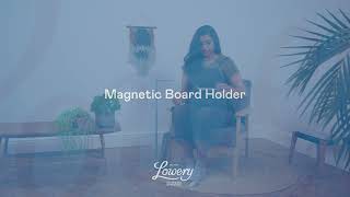 How To Magnetic Board Holder  Lowery Workstands [upl. by Anilegnave]