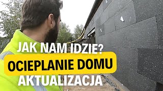 127 Ocieplanie domu styropianem grafitowym Swisspor Lambda Rozpoczęliśmy pracę nad elewacją [upl. by Rebecka]