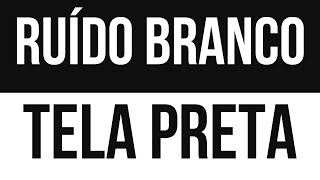 O Melhor Ruído Branco para Ajudar Bebês Dormirem Toda Noite 🌙 10 Horas  Tela Preta [upl. by Ytsanyd]