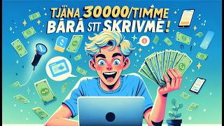 Tjäna 3000 krtimme Bara genom att Skriva 😱  Tjäna Pengar Online [upl. by Hafinah]