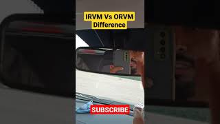 IRVM Vs ORVM Difference of any car shorts IRVM ORVM [upl. by Wickham]