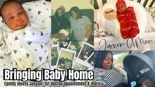 VLOG  BRINGING BABY HOME FAMILY MEETS JAXXON amp MORE  QUEEN JA’VON [upl. by Sheedy]