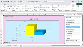 Como Graficar los Resultados de un Cuestionario Dicotómico en Excel Nivel Profesional [upl. by Nalac]