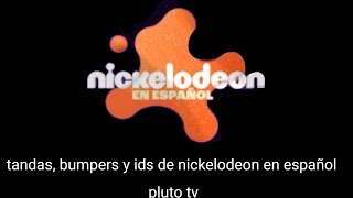 resubido Tandas de nickelodeon en español pluto tv [upl. by Aneloj]