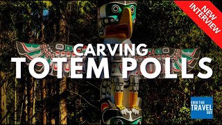 Fascinating Totem Poll Carving [upl. by Hillyer]