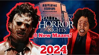 Halloween Horror Nights at Universal Studios Hollywood 2024 [upl. by Weinrich]