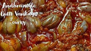 How to prepare Gutti Vankaya Curry  Stuffed Brinjal Curry guttivankaya [upl. by Ellenrahs]